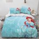 thumbnail image 1 of Princess Cartoon Girl Duvet Cover Set 100% Microfiber Bedding Sets 3 Pieces Ultra Soft Skin-Friendly Comforter Cover Set, 1 of 5