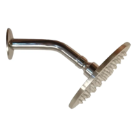 Aquakit - Ducha Fija Metalica 15Cm +Brazo 15Cm Elegancia Y Resistencia