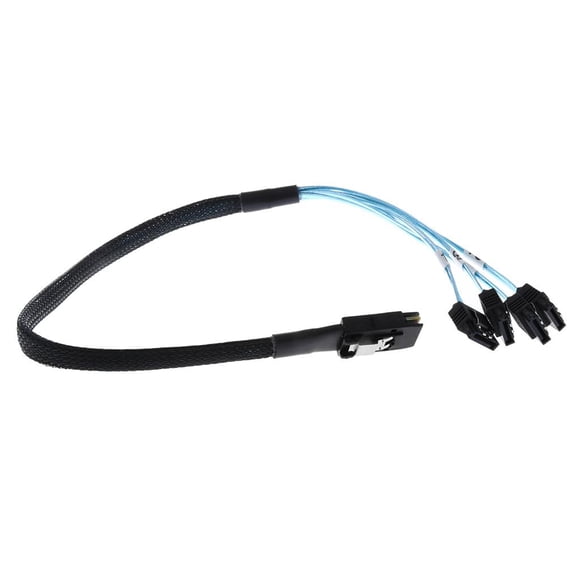 Mini SAS 36P SFF-8087 A 4 Cable De Disco Duro SATA 7PIN Cable De Divisor 0.5m