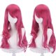 thumbnail image 1 of suxuMhao Peluca Ligeramente Rizada, Peluca, Rosa de 27.5 Pulgadas, 1 Pieza, Peluca de Cosplay, Peluca Larga, Peluca de Anime, Peluca Sintética, Peluca Universal, Peluca para Vestir, Aspecto Natural,, 1 of 2