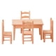 thumbnail image 4 of 1: 12 Mini Mesa Y Silla De Madera Para Casa De Mu?ecas, Muebles, Adornos De Escena, 4 of 5