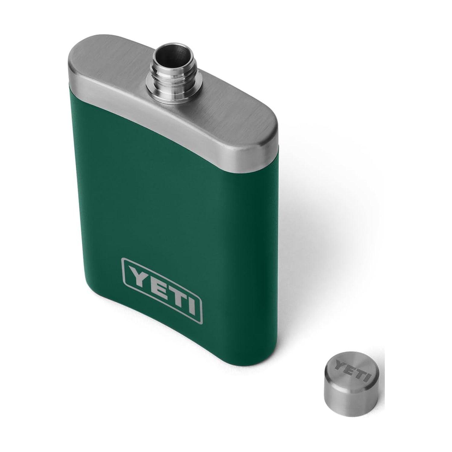 Hip Flask Yeti De Acero Inoxidable Con Embudo, 7 Onzas, Color Verde