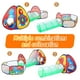 thumbnail image 2 of Tienda de campaña SISTICKER Dinosaur Kids con túnel y piscina de bolas, 3 unidades, 2 of 3