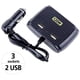 thumbnail image 3 of Adaptador Splitter Hub Encendedor De Auto + Puerto Usb multicolor, 3 of 8