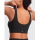 thumbnail image 4 of Sujetador deportivo CRZ YOGA Butterluxe, espalda en U, cuello redondo, acolchado, negro, 4 of 7