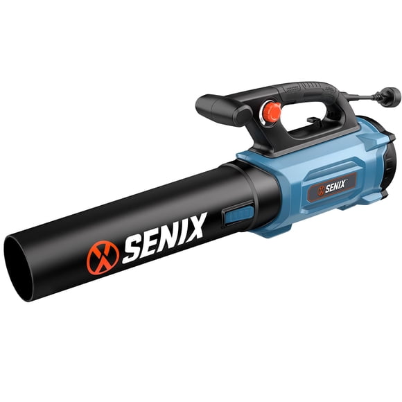 Soplador de hojas SENIX BLAE12-M de 12 A, 120 V, velocidad variable
