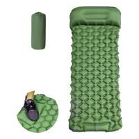 Genérico - Inflable Colchoneta Camping Individual Con Bomba De Pie