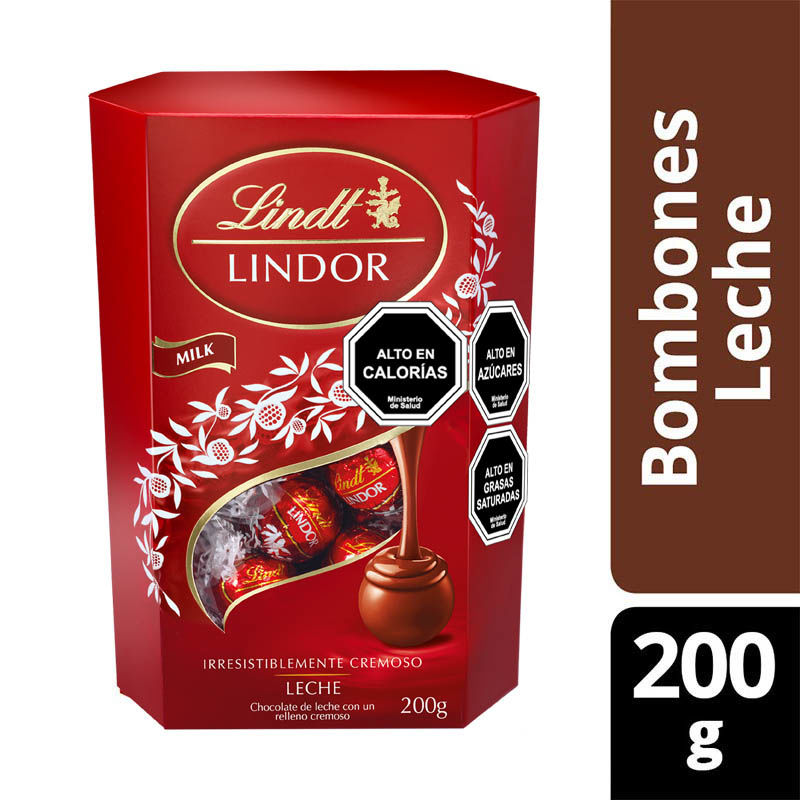 Estuche Chocolate Lindor Leche 200 g Lindt