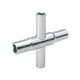 thumbnail image 1 of Llave de agua MUELLER B & K de acero con vástagos cuadrados, 1 of 1