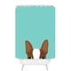 thumbnail image 1 of Cortina de ducha Boston Terrier Superior, juego de cortina de baño con ganchos, tamaño 36 x 72 pulgadas, 1 of 3