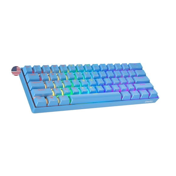 Teclado Mecánico para Juegos Geeky GK61 SE 60% RGB LED