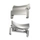 thumbnail image 3 of Conector De Banda Adaptador De Conexión Reemplazable Para Samsung Galaxy Watch 4 5 6 Plata, 3 of 5