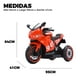 thumbnail image 3 of Moto Eléctrica Infantil 3 Ruedas Turbo 6v Gsx Roja, 3 of 4