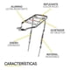 thumbnail image 4 of Parrilla Trasera Bicicleta Mtb 26 Transporte Alforja Negro, 4 of 5