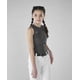 thumbnail image 2 of Camiseta EvoShield para Niña con Corte Racerback Gris Talla Juvenil Mediana, 2 of 8