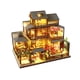 thumbnail image 3 of Kits De Casas De Muñecas Casas De Muñecas En Miniatura Con Muebles De Madera Para Niños Y Niñas, 3 of 5