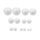 thumbnail image 2 of 14 piezas de bolas de espuma blanca Proyectos de artesanía Bolas de poliestireno hechas a mano Bolas de artesanía blancas para cumpleaños Boda Arreglo, 2 of 5