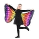 thumbnail image 2 of Butterfly Cape Wings Seasons Kids Rainbow, talla única, poliéster, 2 of 6