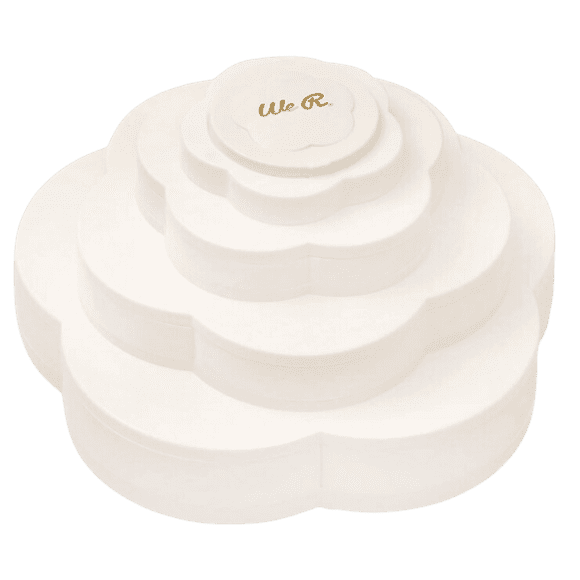 We R Caja Organizadora Flor Bloom Blanca