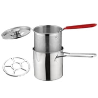 Bothyi - Olla Para Freír, Olla Multiusos Para Patatas Fritas, Para Cocinar Aros De Cebolla, Hornear Con Tapa, Rejilla Para Estufa