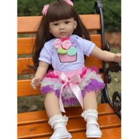 D&M - Muñeca Bebé Resborn Realista 60 Cm