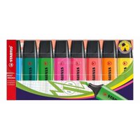 Stabilo Destacadores Boss Fluorescente Neon Set 8 Unidades