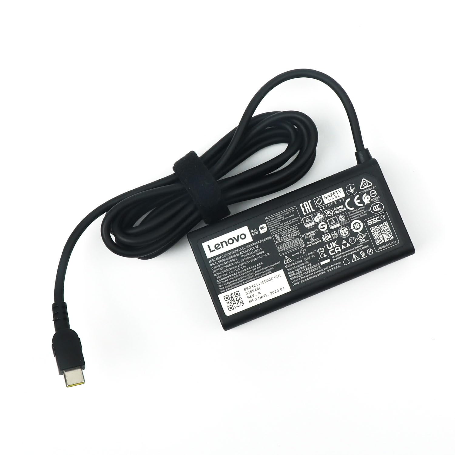 Cargador Lenovo Laptop 65w Usb Tipo C (usb-c) Adaptador De Corriente Alterna