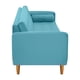 thumbnail image 5 of Sofa Retro 3cg Felpa 04 Turquesa, 5 of 6