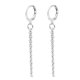 thumbnail image 5 of 1 par de moda enlace largo borla pendientes accesorios joyas para hombres mujeres, 5 of 5
