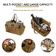 thumbnail image 3 of Bolsa de almacenamiento para herramientas de jardín MYDAYS OUTDOOR de lona encerada, 3 of 7