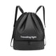thumbnail image 1 of Mochila Con Cordón De Apertura Ancha, Bolsa De Natación Para Piscina, Senderismo, Playa, Color Negro, 1 of 5