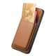 thumbnail image 5 of Funda de Cuero Magnética con Tarjetero para Samsung Galaxy S23 Cubierta Delgada Marrón, 5 of 5
