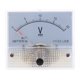 thumbnail image 3 of 85c1 dc rectángulo amperímetro amperímetro actual voltímetro panel analógico 0-20 v, 3 of 5