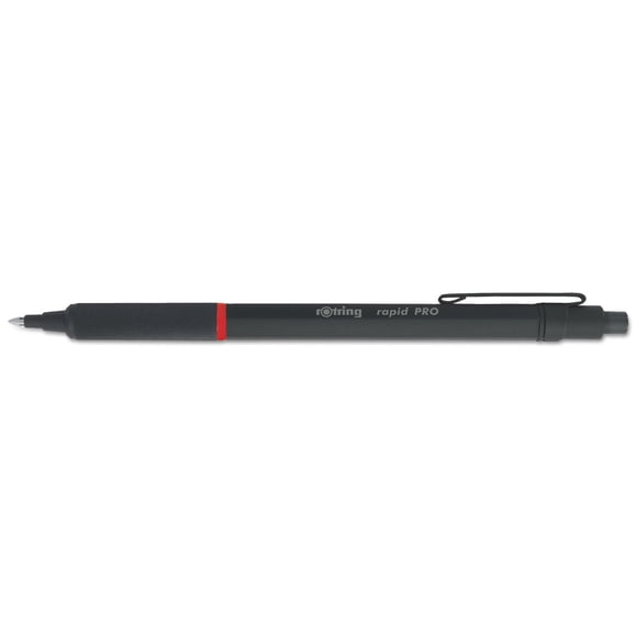Bolígrafo Rotring Rapid Pro punta media negro