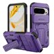thumbnail image 1 of Funda Resistente para Teléfono para Google Pixel 9 / Pixel 9 Pro, Cubierta a Prueba de Golpes de Grado Militar con Protector Deslizante para Lente de Cámara, Soporte de 2 Vías, Antideslizante,, 1 of 8