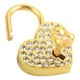 thumbnail image 5 of Love Heart Shape Candado Hardware Vintage Con Llaves Para Game Security Travel, 5 of 5