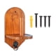 thumbnail image 3 of Soporte De Tiza De Cono De Madera, Decoración De Piscina, Elegante Soporte De Tiza De Mano, Marrón, 3 of 3