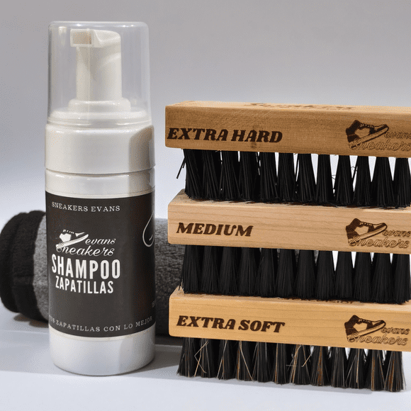 Pack Escobillas Premium + Shampoo Sneakers Evans