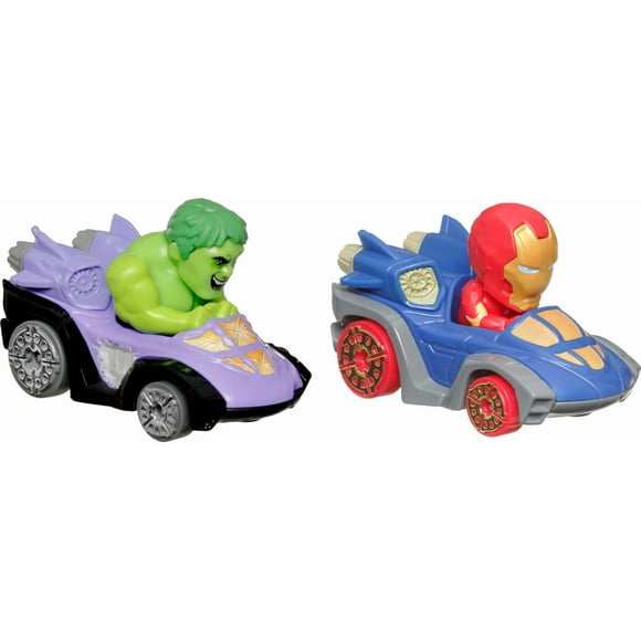 Toy Cars Hot Wheels RacerVerse, paquete de 2 unidades, fundidas a presión con controladores