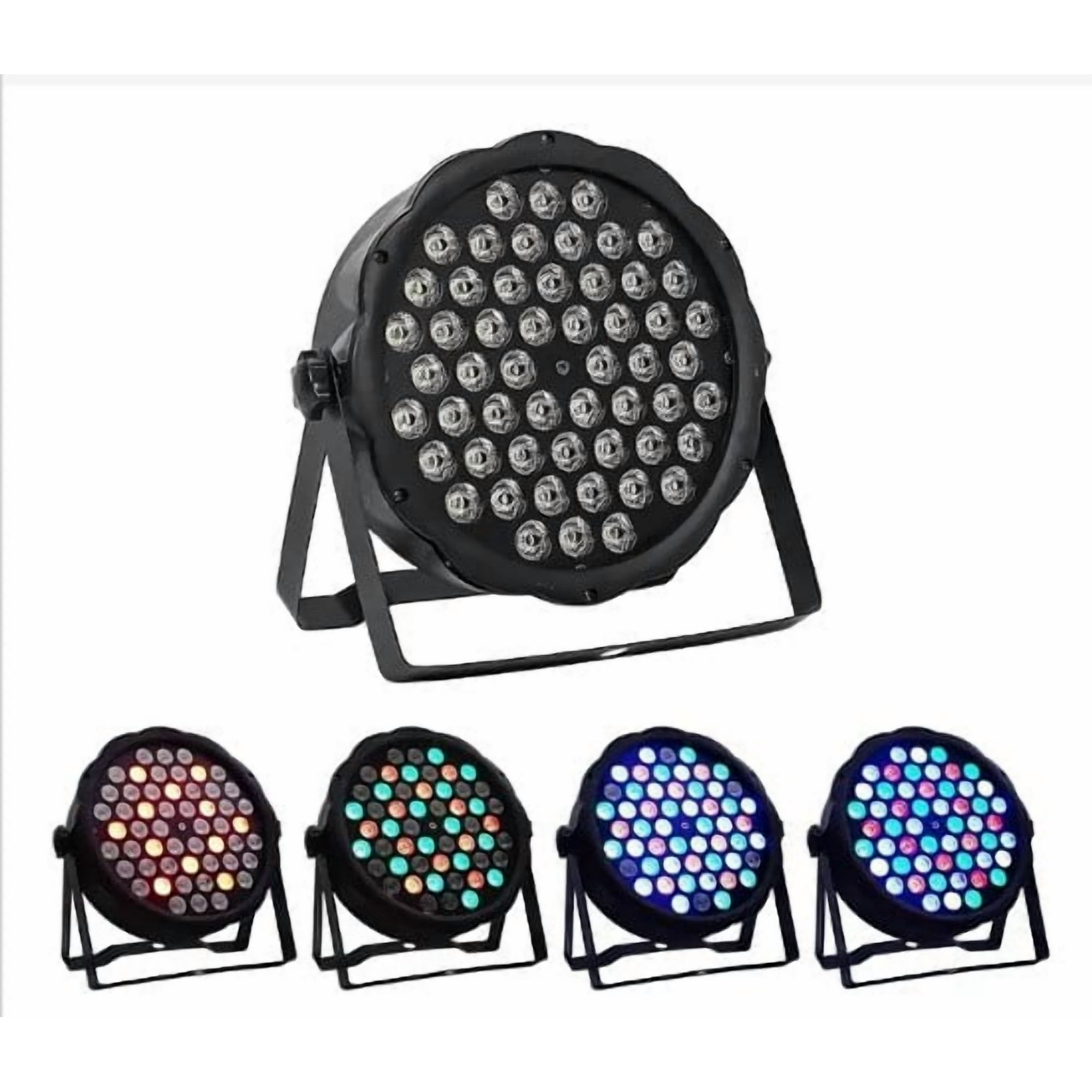 Audiotek - Foco Led Disco Reflector Proyector 54 Led Fiestas Cumpleaños