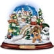 thumbnail image 1 of Snowglobe The Bradford Exchange Rudolph Reno de nariz roja, 1 of 3