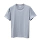thumbnail image 3 of Camiseta de Mujer de Manga Corta, Camiseta Ajustada de Cuello Redondo, casual y Moderna, top de Mujer de Algodón de color Puro, Gris Claro, 3 of 8