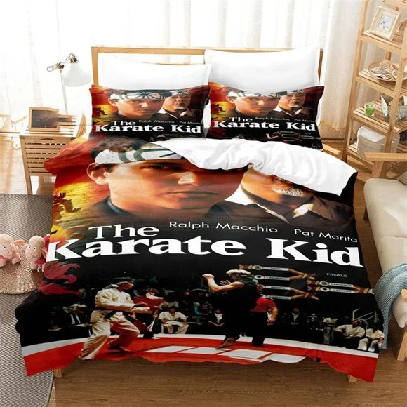 Cobra Kai Bedding Set,Duvet Cover Comforter Bed Set Quilt Cover Pillowcase,King Queen Twin Size Boys Girls AdultsBed Sheets