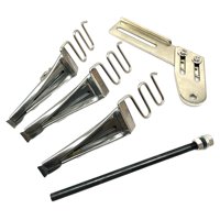 Magideal - 1 De Carpetas De Múltiples Cintas De Triple Raya, Accesorio De Encuadernación, Doble Pliegue, Ajustable, De Material Acero Inoxidable, Universal Para Esc 254 Mm