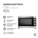 thumbnail image 3 of Horno Eléctrico Kitchen-it Silver Series 60 litros, 3 of 9