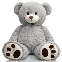 Peluche Gigante Con Forma De Oso De Peluche Hollyhome, 90 Cm, Gris