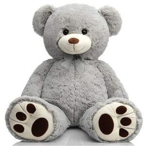 Peluche Gigante Con Forma De Oso De Peluche Hollyhome, 90 Cm, Gris