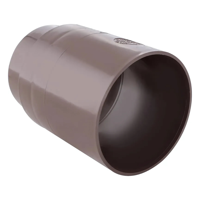 Genérico - Copla Bajada Pvc Marron