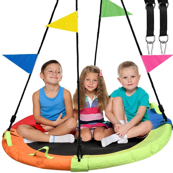 Platillo Tree Swing HeyZoo de 48 pulgadas con capacidad de peso de 410 kg