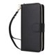 thumbnail image 1 of Funda Cartera con Cremallera y Correa para Samsung Galaxy S25 Ultra Soporte y Tarjetero Negro, 1 of 6